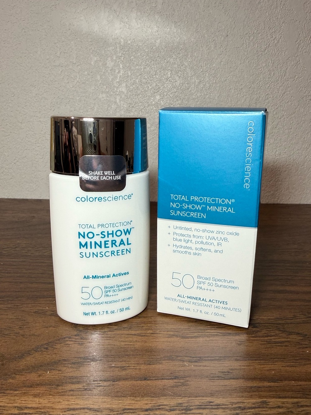 Colorescience SPF 50 Total Protection No-Show Mineral Sunscreen 1.7oz